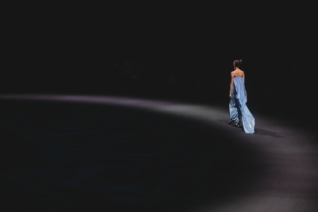 fashion model on runway
